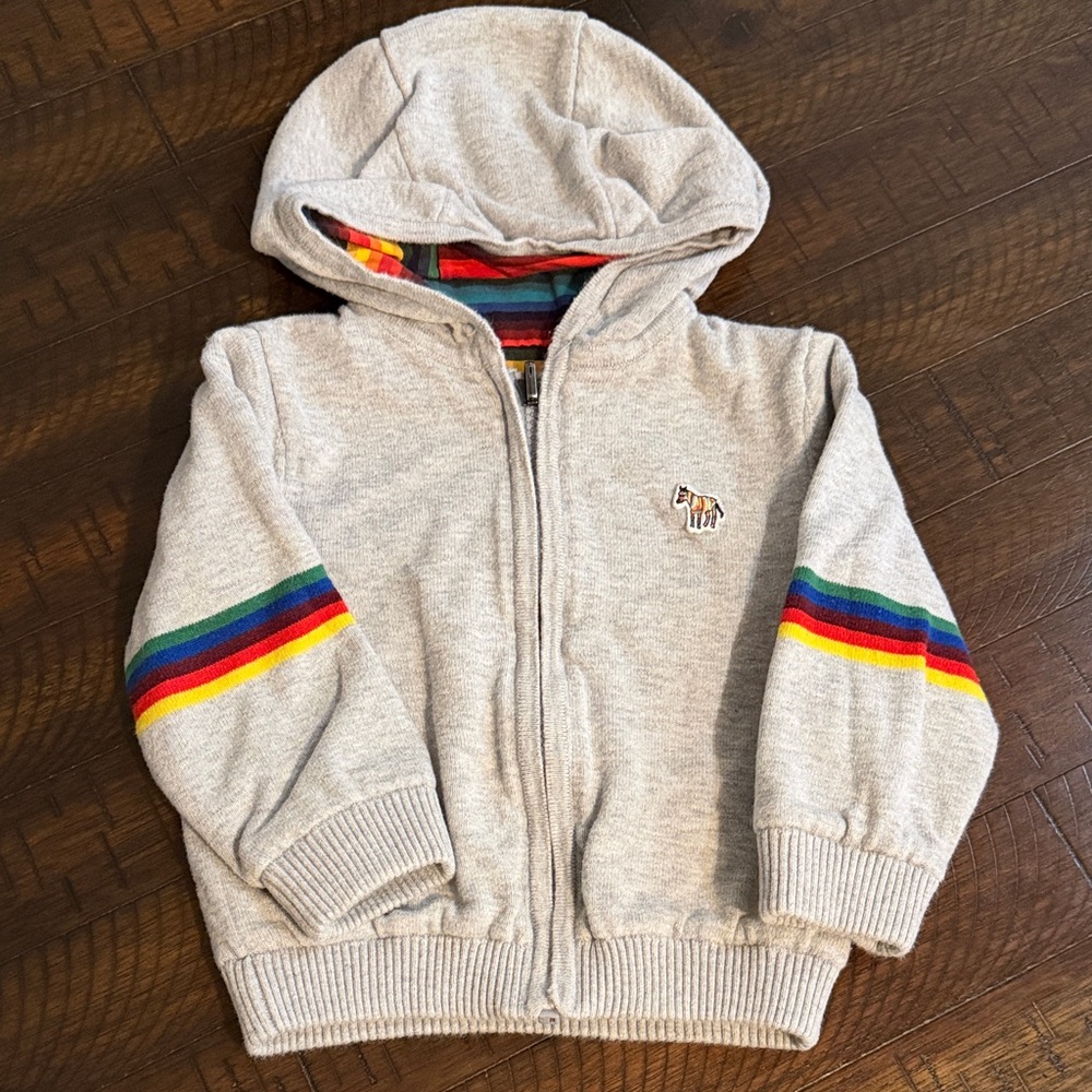 Paul Smith Baby hooded reversible sweatshirt 18m